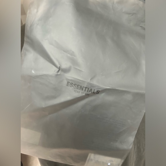 COPY - Fear of god essentials Gray Flocked T-Shirt - Picture 8 of 11